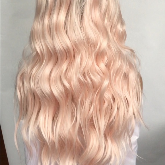 Brown and ombré synthetic wig - Picture 6 of 6